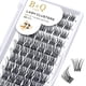 thumbnail image 1 of Lash Clusters 40D-0.07D-9-16MIX B&Q LASH Pestañas individuales 280 grupos de pestañas postizas 20D 30D 40D Extensiones de pestañas individuales Cluster DIY Extensiones de pestañas en casa (40D-0.07D,9, 1 of 4