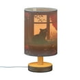 thumbnail image 2 of BZSMCE Lamp Modern Cat Gazing at Roses Creative Patter Night Light, 2 of 7