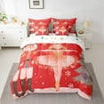 thumbnail image 2 of Manfei Merry Christmas Bedding Comforter Set 7 Pieces for Girls, Nutcracker Ballet Girl King Bedding Sets, Xmas Tree Gifts Bed Sheets, Lightweight Room Decor, 2 of 8