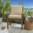 thumbnail image 3 of Sorra Home Beige Indoor/Outdoor Deep Seating Pillow and Cushion Set, Corded, 3 of 5