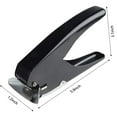 thumbnail image 7 of Heavy Duty Round Corner Punch: 2 in 1 Multifunctional Corner Puncher for Name Card, Paper, Plastic, Single Hole Punch with Ergonomic Handle, Office Supplies, 7 of 7