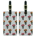thumbnail image 1 of Flower Vases Pattern Luggage ID Tags Suitcase Carry-On Cards - Set of 2, 1 of 4