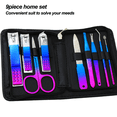 thumbnail image 3 of Professional Lemon Yellow Nail Clippers Set Pedicure Kit Stainless Steel with Luxurious Travel Case, 3 of 5