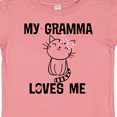 thumbnail image 4 of Inktastic Gramma Loves Me Girls Girls Baby T-Shirt, 4 of 5