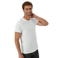 thumbnail image 6 of Hanes Men's T-Shirt Packs, Stay-Tucked Soft Cotton Undershirts, Best Undershirts for Men, White, 2-Pack, 6 of 11