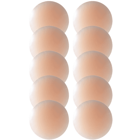 Nipple Covers Lift  Strapless Sticky Push Up Reusable Silicone Tape Bra  Invisible Adhesive Bras For Women & Girls Pink - Style:style 2;