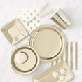 thumbnail image 3 of Foil Polka Dot Paper Beverage Napkins, Gold, 16ct, 3 of 3