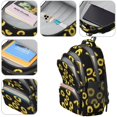 thumbnail image 4 of Sunflower and Outline Black Pattern Cute School Backpack Bag with Padded Back and Adjustable Shoulder Straps 16.9 X 12.6 X 5.9 Inches, 4 of 5