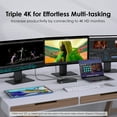 thumbnail image 6 of WAVLINK USB Dock, 4K@60Hz Dock Station 10Gbps USB to HDMI & DisplayPort, 100W Charge for Laptop, 6 of 9