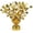 Gold, variant on PMU Bursting Star Centerpiece- Yellow Neon Macaron Balloon Weights, table Centerpiece for Graduation, Birthdays, Halloween, Veterans, Party & Independence Day Celebration-15in / 7.34cm