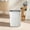 White, variant on Taicans 4.2 Gallon Plastic Small Trash Can Wastebasket,Household Kitchen Trash Can Bedroom Toilet Large Lidless Press Ring Bathroom Trash Can Blue