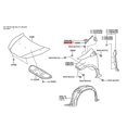 thumbnail image 1 of Car Front Windshield Water Collection Cap Cowl Wiper Seal Cover Deflector For Yaris 2012-2015, 1 of 5