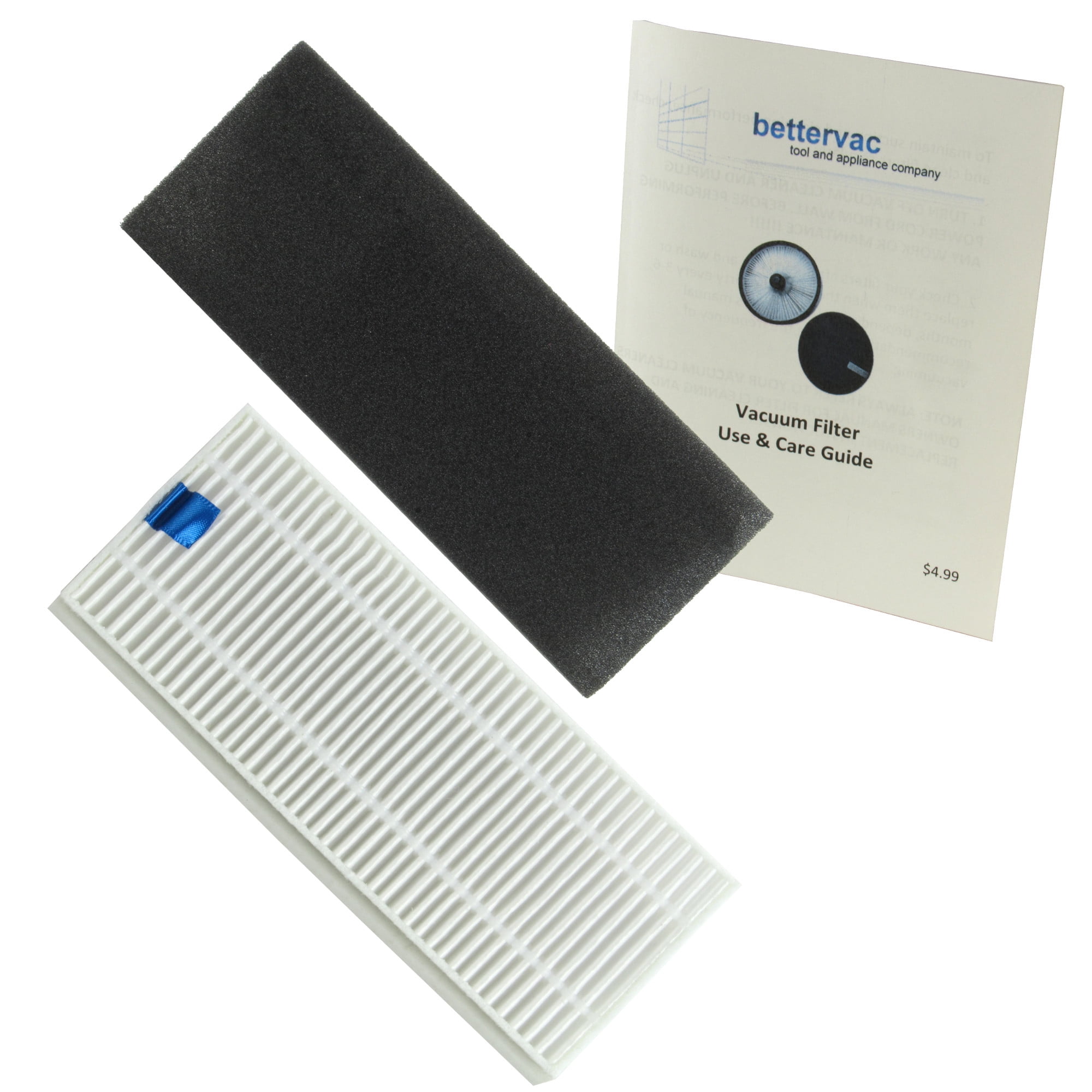 Bissell EV675 MultiSurface Robotic Vacuum Filter Kit 1 Carbon& Pleated