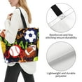 thumbnail image 3 of Easygdp Balls Bolsas Tote para Mujer, Bolsos de Hombro para Viaje, Bolsos de Mano de Gran Capacidad para Compras y Trabajo, 3 of 8