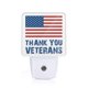 thumbnail image 1 of Balery Thank You Veterans Luz Nocturna LED con Sensor Automático, Enchufe con Sensor Crepuscular, Luz Suave de 0.5W para Dormitorio, Pasillo, Baño-US, 1 of 7