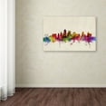 thumbnail image 3 of Trademark Fine Art "Kansas City Watercolor Skyline" Canvas Art by Michael Tompsett, 3 of 3