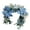 Blue, variant on Multipurpose Flower Crowns Hair Fashion Accessory Chinese Inspired Designs for Special Event and Everyday Daily Use