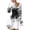 ☪008-Black, variant on Nuoqisi Summer Dresses for Women Long Sleeve Casual Print Slim Elastic Pleated V Neck Dress 2026 A Line Tunic Dress