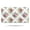 Pioneer Flower Floral-2, variant on Pioneer Flower Floral Print Pattern Bathroom Rugs Mat, Non Slip Microfiber Bathroom Rug with Rubber Backing, Soft Mats for Bathroom Floor Tub Shower, 24"x60"