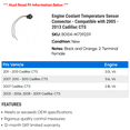 thumbnail image 2 of Engine Coolant Temperature Sensor Connector - Compatible with 2005 - 2013 Cadillac CTS 2006 2007 2008 2009 2010 2011 2012, 2 of 2