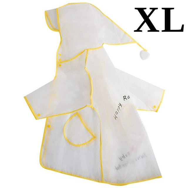 Bangcool Imperméable pour Enfants Mignon Transparent Duck Imperméable Poncho de Pluie pour Enfants