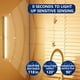 thumbnail image 5 of Luz LED para debajo del gabinete con sensor de movimiento brillante, luz magnética adhesiva para interiores, luz para debajo del mostrador, luz con sensor de carga USB inalámbrica, 5 of 6
