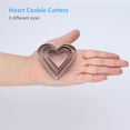 thumbnail image 3 of Nvzi Cookie Cutters Shapes for Baking, Heart Flower Star Round Metal Small Cookie Cutters Stainless Steel Mini Biscuit Cutters Molds Set for Kids, 12 Piece, 3 of 5