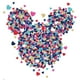 thumbnail image 1 of Adhesivos de pared con purpurina en forma de corazón de Minnie Mouse de Disney, 1 of 2