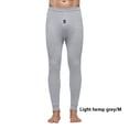 thumbnail image 2 of Sonducket Ropa interior térmica para hombre, pantalones de Color sólido, suaves, cómodos, para invierno, mallas largas, parte inferior para Ropa interior Gris claro METRO, 2 of 6