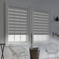 LUCKUP Zebra Blinds for Windows, Dual Layer Roller Sheer Shades Blinds for Day and Night, Light