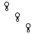 thumbnail image 2 of Descensor de Escalada Yuarrent Rappel Ocho Anillos Protector Negro CBP213756, 2 of 6