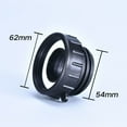 thumbnail image 4 of 1x IBC Ton Plastic Adapter Ton Bucket Accessories With Sealing Ring 2 NPS Black, 4 of 8