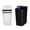 Black+White, variant on 2 Pack Bathroom Trash can,Smart Touchless Trash Can,Automatic Motion Sensor Trash Bin with Lid,2.4 Gallon Garbage Can, Kitchen, Bathroom, Office, Bedroom Trash can (Black+Black)