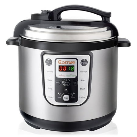 1250W 8 Quart Electric Pressure Cooker Programmable Multi-Use Stainless ...
