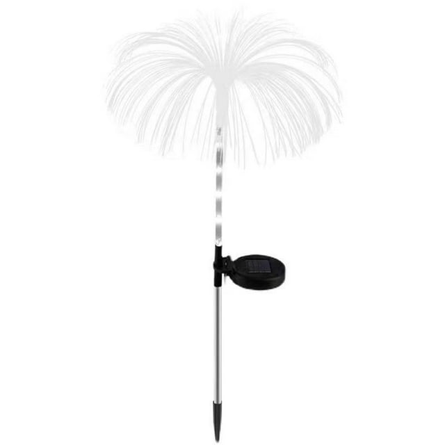 Billuyoard Luz solar a prueba de agua Camino de jardín Patio Patio trasero Calzada Pasarela Calle Césped Carretera Paisaje Decoración Estacas Lámpara Kits de decoración para fiestas Luz blanca Billuyoard HA072889-03