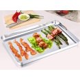 thumbnail image 2 of Happon Baking Sheet, Stainless Steel Baking Pans Tray Toaster Oven Tray Pan Cookie Pan, Non Toxic & Healthy, Superior Mirror Finish & Rust Free, Easy Clean Dishwasher Safe 12*9inch, 2 of 7