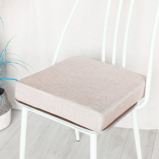 Cojín de Esponja Cuadrado de Terciopelo de 40 X 40 X 3 Pulgadas con Funda Extraíble, Espuma de Alta Densidad para Sillas, Sofás, Ventanas y Tatamis, para Uso En Interiores y Exteriores.