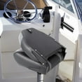 thumbnail image 2 of Soonbuy 2 Pack Folding Boat Seats, High Back Fishing Boat Seat, Comfortable Boat Chairs with Thick Sponge Padding and Hinge for Sightseeing Boat, Speedboat, 2 of 7