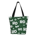 thumbnail image 1 of Balery Ho Ho Ho A Bolsa de Hombro con Diseño, Bolsa Grande y Duradera, Bolsa Versátil para Compras, 1 of 6