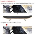 thumbnail image 2 of Crow Skateboard Grip Tape Pack of Two - Premium Emery Surface with PVC Backing | 8.8x32.6in/22.4x83 cm - Durable Skateboard Stickers for Superior Grip and Control, 2 of 5