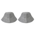 thumbnail image 2 of Gorros de ducha de fieltro, 2 piezas, gorros de sauna, accesorios de baño de fieltro, gorros de sauna, diseño de última generación, 2 of 14