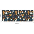 thumbnail image 7 of Brown Mushroom Leaf Dark Blue Pattern Kitchen Rug Mat,Kitchen Runner Rugs Non Skid Washable,Decorative Kitchen Floor Mats for Kitchen,Sink,Laundry,17"x47.2", 7 of 7