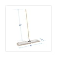 thumbnail image 2 of Boardwalk Cotton Dry Mopping Kit, 36 x 5 Natural Cotton Head, 60" Natural Wood Handle, 2 of 6