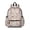 Fireman and Elephant, variant on Fireman and Elephant Grey Pattern Backpack for School, Cute School Bag with Adjustable Shoulder Straps and Padded Back, 13.4"x11"x4.7"
