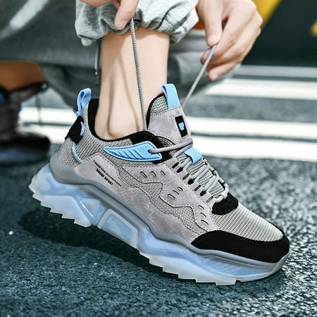 

Men s Shock-Absorption Running Shoes Breathable Lightweight Sneakers For Outdoor Sport Fitness