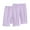 Purple, variant on fatyb 2 Pack Girls Boys Biker Shorts Knee Length Elastic Waist Under Dress Shorts Kids Soft Pajama Shorts