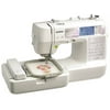 Brother SE400 - Sewing / embroidery machine - computerized - 67 stitches - 10 one-step buttonholes - 70 designs - LCD display - embroidery area: 4.02 in x 4.02 in