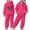 R104-Hot Pink, variant on RMGVDSD Girls Sweatsuit Sets Bow Print Hoodie Sweatshirts Long Sleeve Pullover Tops Sweatpants 2 Piece Sweat Suits Fall Winter Outfits 10-11 Years