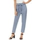 thumbnail image 2 of WILLBEST Pantalones Casuales de Mujer con Cintura Alta, con Cinturón y Lazo, para Comodidad y Estilo Diario Mediana, 2 of 5