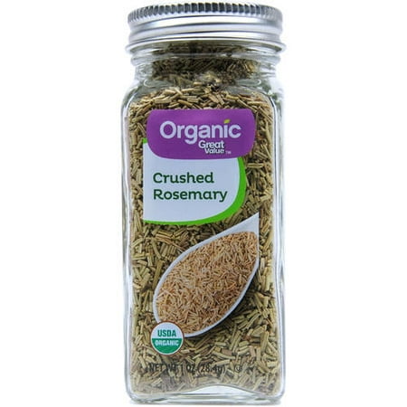 (2 Pack) Great Value Organic Crushed Rosemary, 1.0 oz